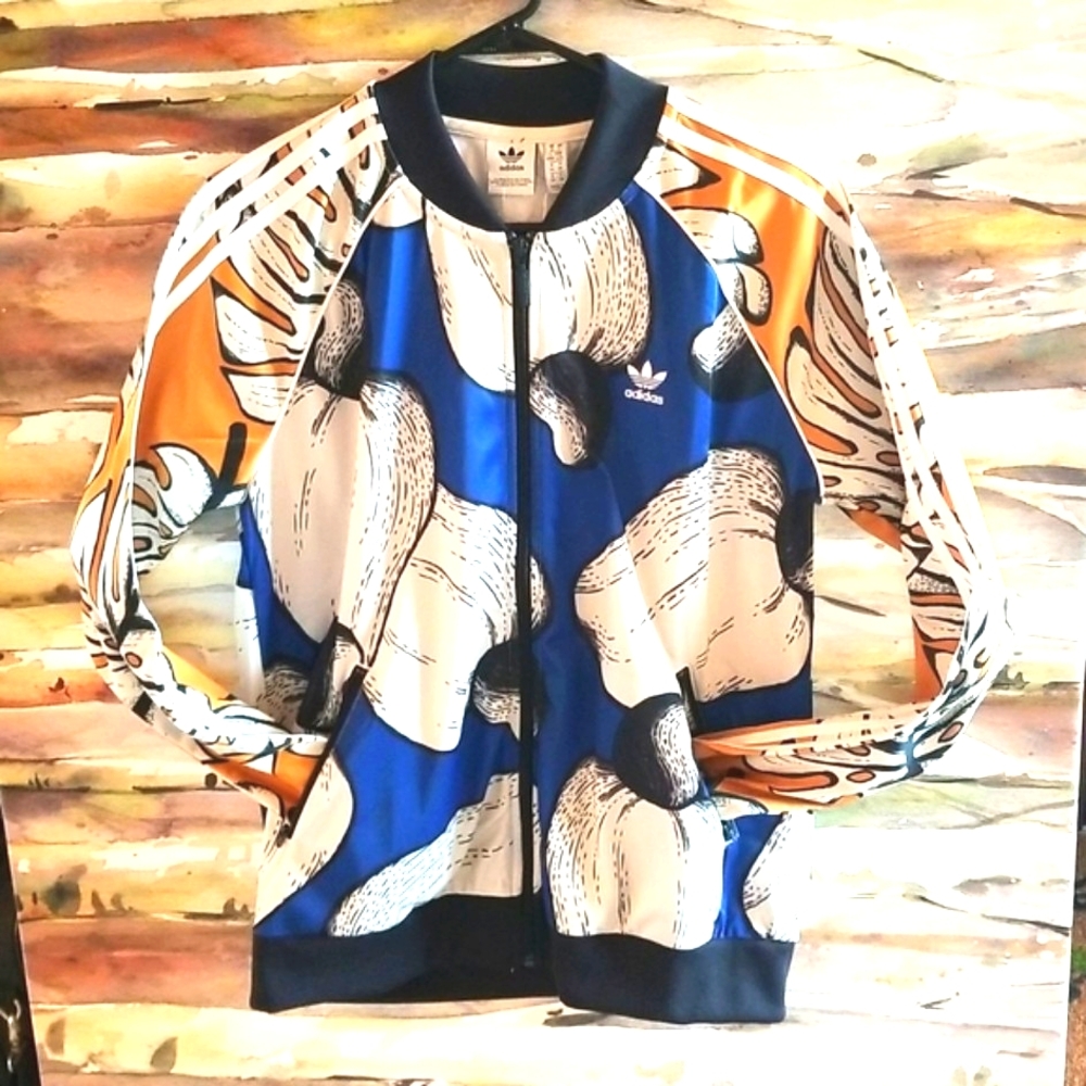 ADIDAS x FARM RIO Ltd Ed 2018 Tropical PALM Collect Summer Fruit Track Jacket L